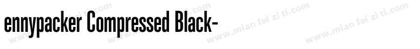ennypacker Compressed Black字体转换